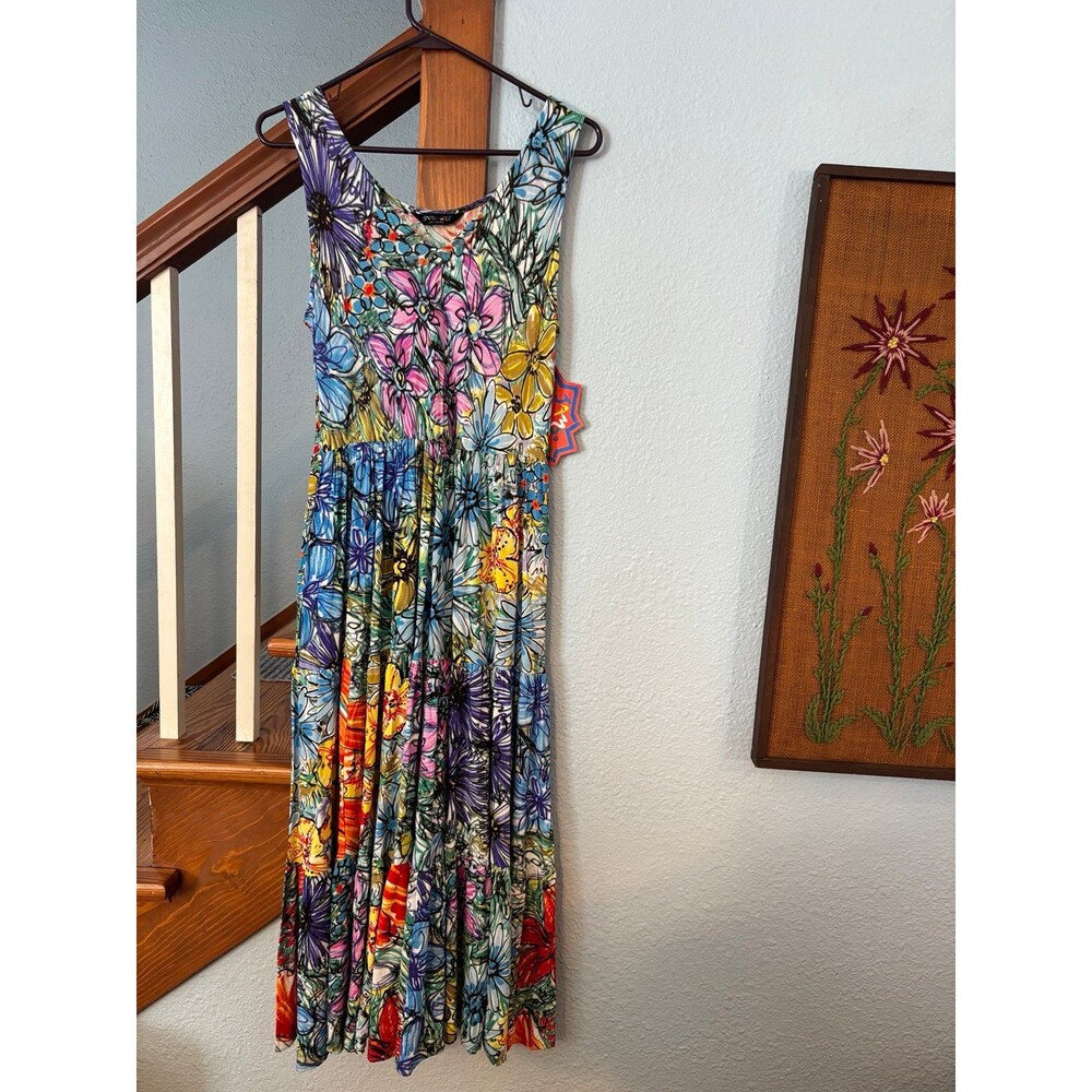 Jams world 60 years Eden print maxi dress NWT M floral Hawaiian dress